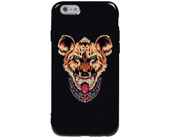 Придбати Чехол-накладка TOTO Pure TPU 2mm Print Case Apple iPhone 6/6s #26 Hyena Black, image , характеристики, відгуки