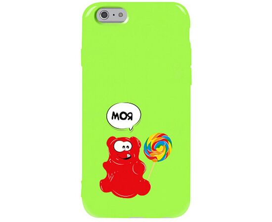 Купить Чехол-накладка TOTO Pure TPU 2mm Print Case Apple iPhone 6/6s #14 Valera Candy Green, фото , характеристики, отзывы