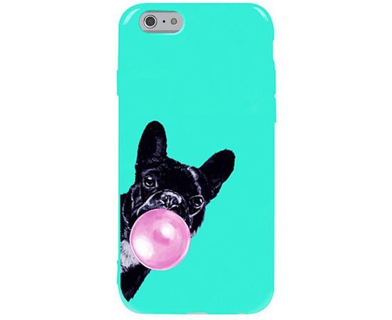 Придбати Чехол-накладка TOTO Pure TPU 2mm Print Case Apple iPhone 6/6s #75 Bubbledog Mint, image , характеристики, відгуки