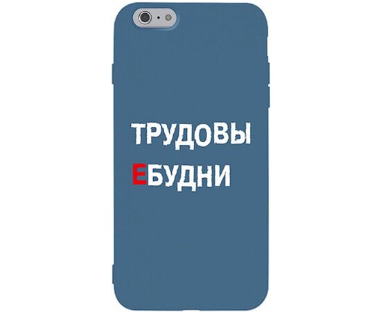 Придбати Чехол-накладка TOTO Matt TPU 2mm Print Case Apple iPhone 6/6s #78 Budni Navy Blue, image , характеристики, відгуки