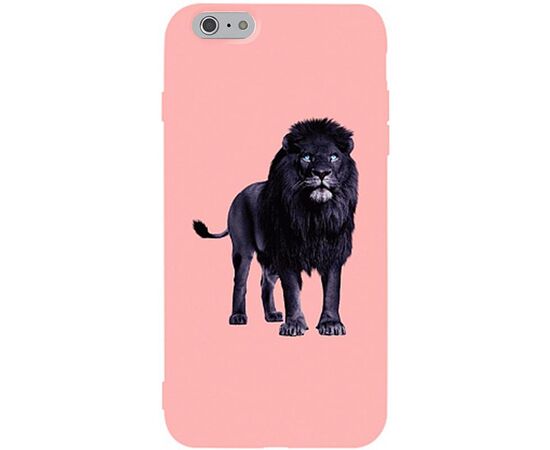 Придбати Чехол-накладка TOTO Matt TPU 2mm Print Case Apple iPhone 6/6s #36 Blacklion Pink, image , характеристики, відгуки