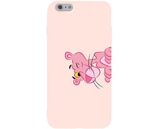 Придбати Чехол-накладка TOTO Matt TPU 2mm Print Case Apple iPhone 6/6s #54 Pink Pantera Sand pink, image , характеристики, відгуки