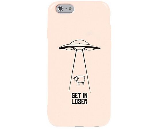 Придбати Чехол-накладка TOTO Pure TPU 2mm Print Case Apple iPhone 6/6s #70 Get Loser Sand pink, image , характеристики, відгуки