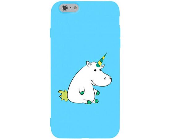 Придбати Чехол-накладка TOTO Matt TPU 2mm Print Case Apple iPhone 6/6s #1 Unicorn Circle Sky Blue, image , характеристики, відгуки