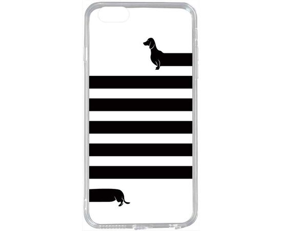 Придбати Чехол-накладка TOTO Acrylic+TPU Print Case Apple iPhone 6/6s #25 Taksa Transparent, image , характеристики, відгуки