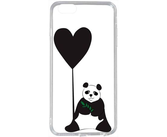 Купить Чехол-накладка TOTO Acrylic+TPU Print Case Apple iPhone 6/6s #53 Panda B Transparent, фото , характеристики, отзывы