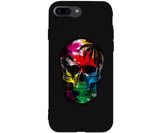 Купить Чехол-накладка TOTO Matt TPU 2mm Print Case Apple iPhone 7 Plus/8 Plus #29 Skull Black, фото , характеристики, отзывы