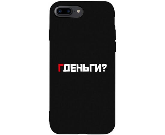 Придбати Чехол-накладка TOTO Matt TPU 2mm Print Case Apple iPhone 7 Plus/8 Plus #61 Gdedengi Black, image , характеристики, відгуки