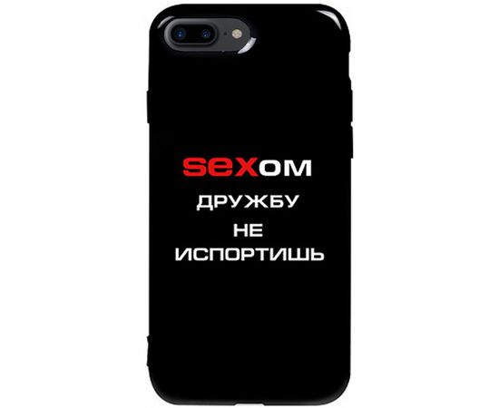 Придбати Чехол-накладка TOTO Pure TPU 2mm Print Case Apple iPhone 7 Plus/8 Plus #22 Sex Black, image , характеристики, відгуки