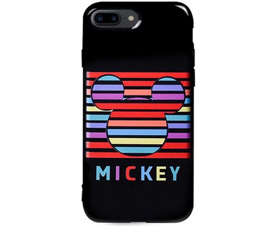 Придбати Чехол-накладка TOTO Pure TPU 2mm Print Case Apple iPhone 7 Plus/8 Plus #49 Mickey Black, image , характеристики, відгуки