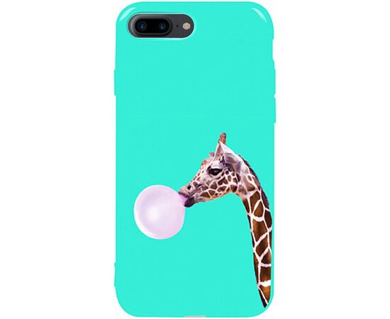 Придбати Чехол-накладка TOTO Pure TPU 2mm Print Case Apple iPhone 7 Plus/8 Plus #37 Giraff Gum Mint, image , характеристики, відгуки