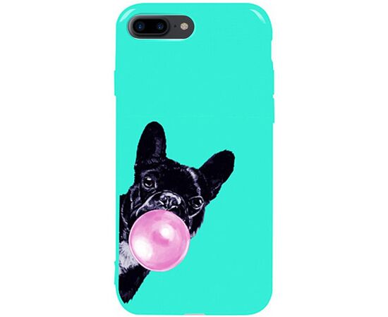 Придбати Чехол-накладка TOTO Pure TPU 2mm Print Case Apple iPhone 7 Plus/8 Plus #75 Bubbledog Mint, image , характеристики, відгуки