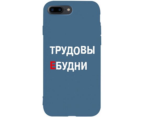 Придбати Чехол-накладка TOTO Matt TPU 2mm Print Case Apple iPhone 7 Plus/8 Plus #78 Budni Navy Blue, image , характеристики, відгуки