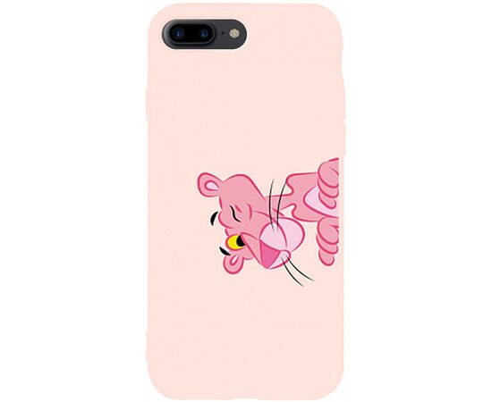 Придбати Чехол-накладка TOTO Matt TPU 2mm Print Case Apple iPhone 7 Plus/8 Plus #54 Pink Pantera Sand pink, image , характеристики, відгуки