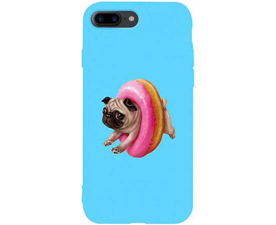 Придбати Чехол-накладка TOTO Matt TPU 2mm Print Case Apple iPhone 7 Plus/8 Plus #34 Dog Donat Sky Blue, image , характеристики, відгуки