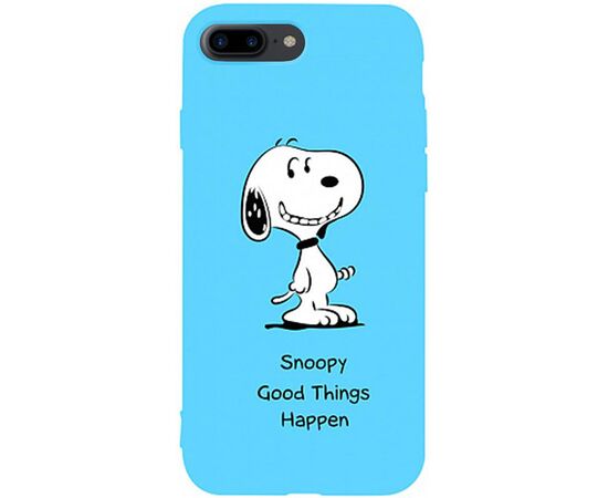 Придбати Чехол-накладка TOTO Matt TPU 2mm Print Case Apple iPhone 7 Plus/8 Plus #64 Snoopy Sky Blue, image , характеристики, відгуки