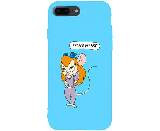 Придбати Чехол-накладка TOTO Matt TPU 2mm Print Case Apple iPhone 7 Plus/8 Plus #72 Rezba Sky Blue, image , характеристики, відгуки