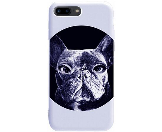 Придбати Чехол-накладка TOTO Pure TPU 2mm Print Case Apple iPhone 7 Plus/8 Plus #74 Dogbz White, image , характеристики, відгуки