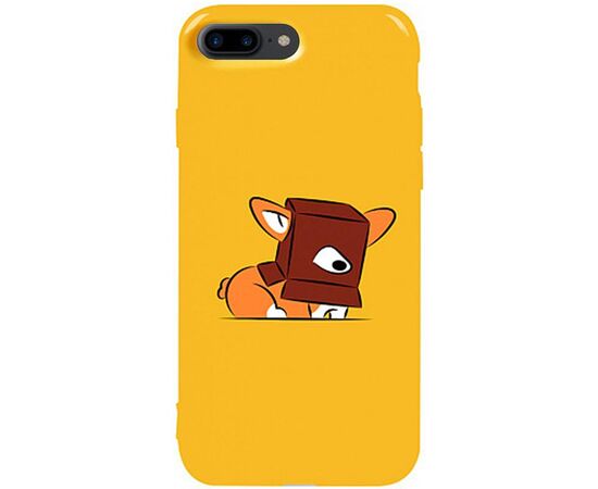 Придбати Чехол-накладка TOTO Pure TPU 2mm Print Case Apple iPhone 7 Plus/8 Plus #31 Korgi Yellow, image , характеристики, відгуки