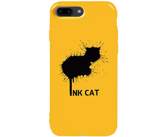 Купить Чехол-накладка TOTO Pure TPU 2mm Print Case Apple iPhone 7 Plus/8 Plus #48 Inkcat Yellow, фото , характеристики, отзывы