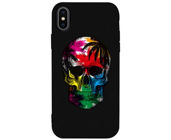 Придбати Чехол-накладка TOTO Matt TPU 2mm Print Case Apple iPhone X/XS #29 Skull Black, image , характеристики, відгуки