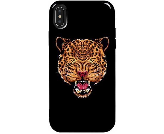 Придбати Чехол-накладка TOTO Pure TPU 2mm Print Case Apple iPhone X/XS #27 Leopard Black, image , характеристики, відгуки