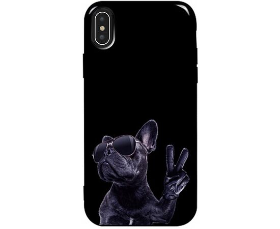 Придбати Чехол-накладка TOTO Pure TPU 2mm Print Case Apple iPhone X/XS #80 Cooldog Black, image , характеристики, відгуки