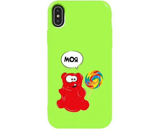 Придбати Чехол-накладка TOTO Pure TPU 2mm Print Case Apple iPhone X/XS #14 Valera Candy Green, image , характеристики, відгуки