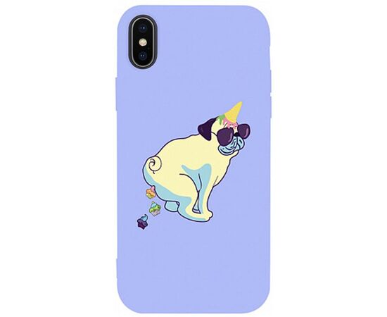 Придбати Чехол-накладка TOTO Matt TPU 2mm Print Case Apple iPhone X/XS #77 Kakedog Light Purple, image , характеристики, відгуки