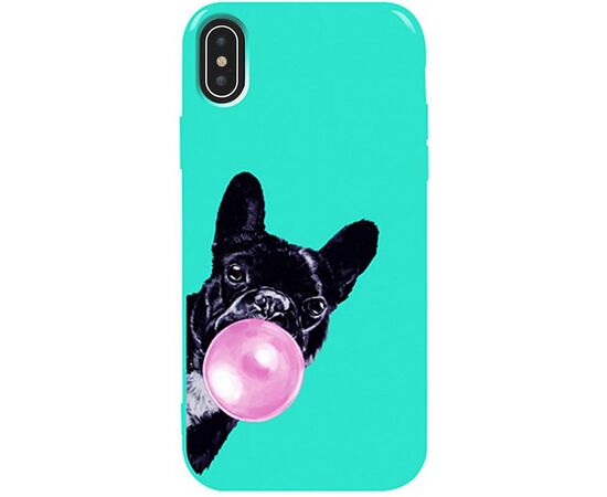 Придбати Чехол-накладка TOTO Pure TPU 2mm Print Case Apple iPhone X/XS #75 Bubbledog Mint, image , характеристики, відгуки