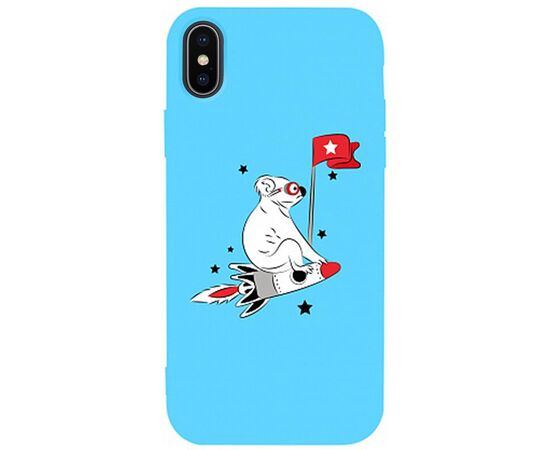 Купить Чехол-накладка TOTO Matt TPU 2mm Print Case Apple iPhone X/XS #46 Koala Sky Blue, фото , характеристики, отзывы