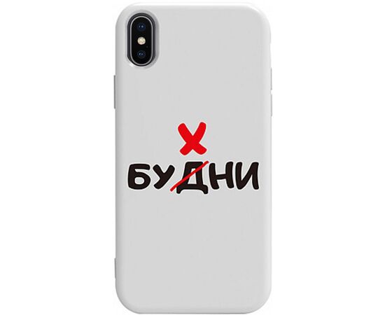 Купить Чехол-накладка TOTO Pure TPU 2mm Print Case Apple iPhone X/XS #73 Buhni White, фото , характеристики, отзывы