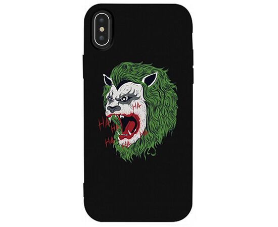 Придбати Чехол-накладка TOTO Matt TPU 2mm Print Case Apple iPhone XS Max #12 Green Lion Black, image , характеристики, відгуки