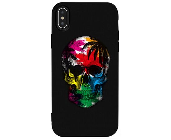 Придбати Чехол-накладка TOTO Matt TPU 2mm Print Case Apple iPhone XS Max #29 Skull Black, image , характеристики, відгуки