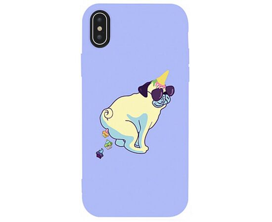 Придбати Чехол-накладка TOTO Matt TPU 2mm Print Case Apple iPhone XS Max #77 Kakedog Light Purple, image , характеристики, відгуки