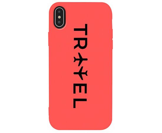 Купить Чехол-накладка TOTO Matt TPU 2mm Print Case Apple iPhone XS Max #45 Travel Orange, фото , характеристики, отзывы