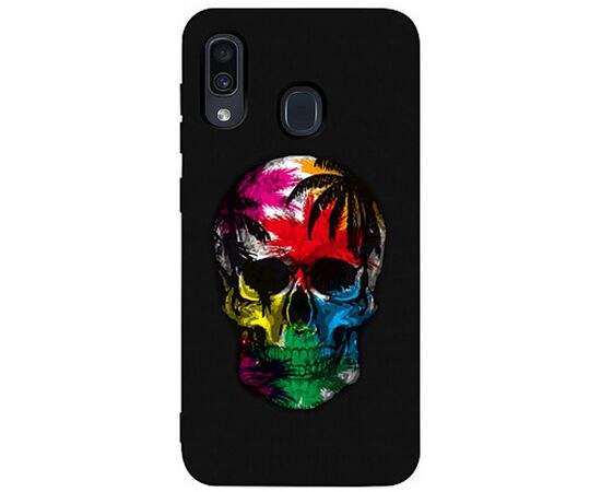 Придбати Чехол-накладка TOTO Matt TPU 2mm Print Case Samsung Galaxy A20/A30 #29 Skull Black, image , характеристики, відгуки