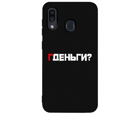 Купить Чехол-накладка TOTO Matt TPU 2mm Print Case Samsung Galaxy A20/A30 #61 Gdedengi Black, фото , характеристики, отзывы