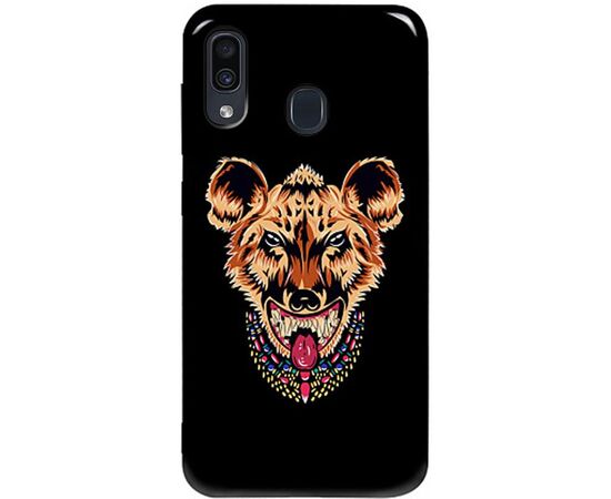 Купить Чехол-накладка TOTO Pure TPU 2mm Print Case Samsung Galaxy A20/A30 #26 Hyena Black, фото , характеристики, отзывы