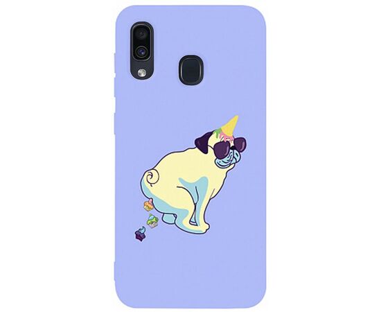 Купить Чехол-накладка TOTO Matt TPU 2mm Print Case Samsung Galaxy A20/A30 #77 Kakedog Light Purple, фото , характеристики, отзывы