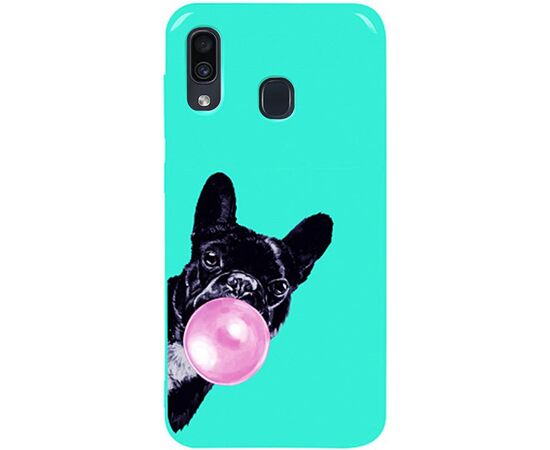 Купить Чехол-накладка TOTO Pure TPU 2mm Print Case Samsung Galaxy A20/A30 #75 Bubbledog Mint, фото , характеристики, отзывы