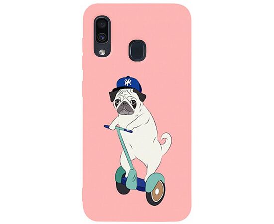 Купить Чехол-накладка TOTO Matt TPU 2mm Print Case Samsung Galaxy A20/A30 #2 Dog Skate Pink, фото , характеристики, отзывы