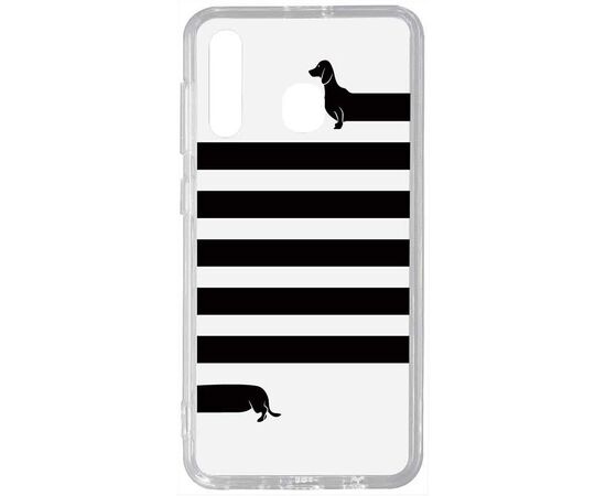 Придбати Чехол-накладка TOTO Acrylic+TPU Print Case Samsung Galaxy A20/A30 #25 Taksa Transparent, image , характеристики, відгуки