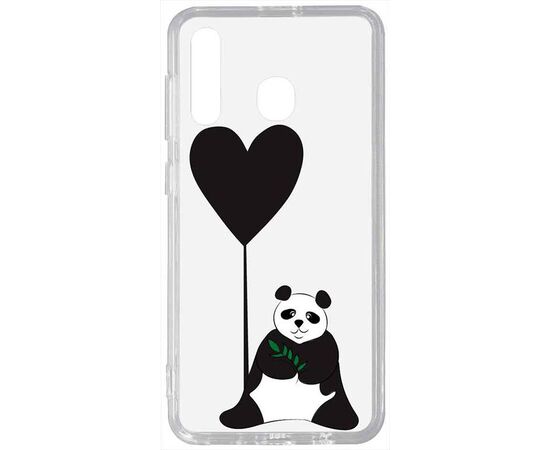 Купить Чехол-накладка TOTO Acrylic+TPU Print Case Samsung Galaxy A20/A30 #53 Panda B Transparent, фото , характеристики, отзывы