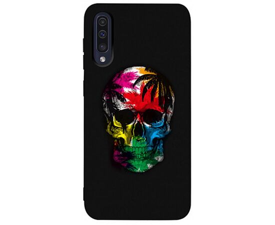 Придбати Чехол-накладка TOTO Matt TPU 2mm Print Case Samsung Galaxy A30s/A50/A50s #29 Skull Black, image , характеристики, відгуки