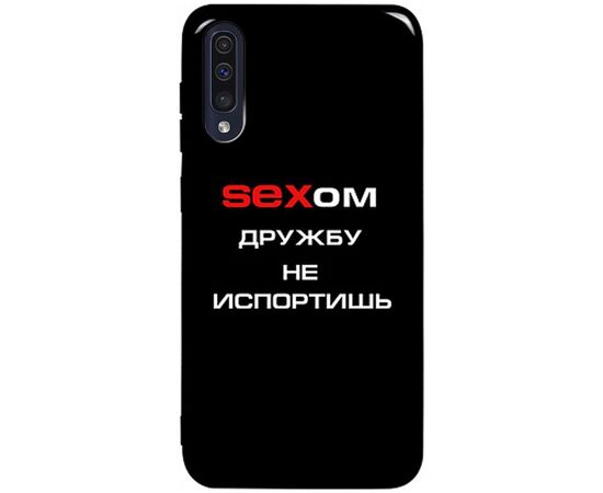 Купить Чехол-накладка TOTO Pure TPU 2mm Print Case Samsung Galaxy A30s/A50/A50s #22 Sex Black, фото , характеристики, отзывы