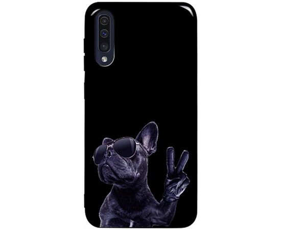 Купить Чехол-накладка TOTO Pure TPU 2mm Print Case Samsung Galaxy A30s/A50/A50s #80 Cooldog Black, фото , характеристики, отзывы