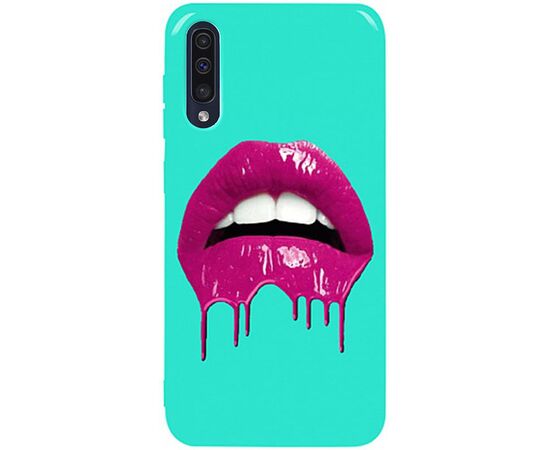 Придбати Чехол-накладка TOTO Pure TPU 2mm Print Case Samsung Galaxy A30s/A50/A50s #32 Lips Mint, image , характеристики, відгуки