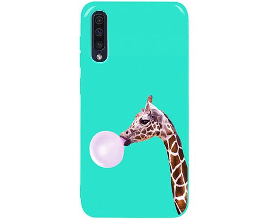 Придбати Чехол-накладка TOTO Pure TPU 2mm Print Case Samsung Galaxy A30s/A50/A50s #37 Giraff Gum Mint, image , характеристики, відгуки