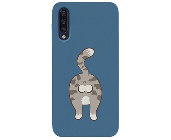 Придбати Чехол-накладка TOTO Matt TPU 2mm Print Case Samsung Galaxy A30s/A50/A50s #62 Catzad Navy Blue, image , характеристики, відгуки